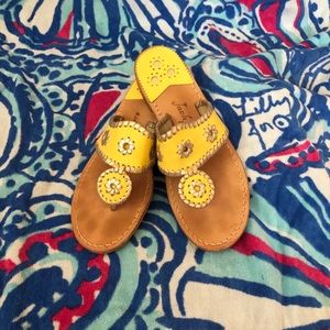 Yellow/Platinum Jack Rogers